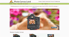 Desktop Screenshot of photocanvasland.com