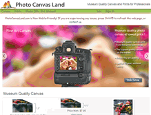 Tablet Screenshot of photocanvasland.com